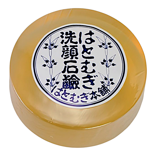 はとむぎ洗顔せっけん 100g　～ ハトムギ油配合 洗顔石けん　枠練り製法 日本製