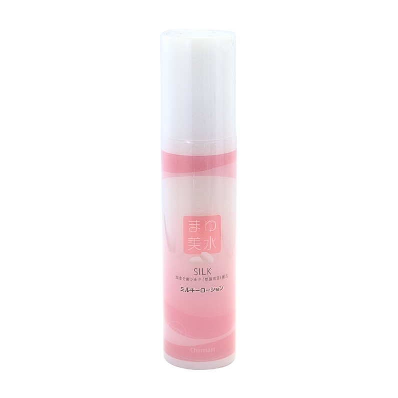 まゆ美水 ミルキーローション 120ml　シルク・セリシン配合乳液